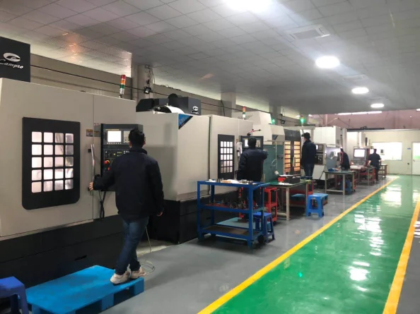 CNC equipment and machining environment from the company presentation