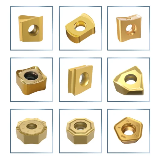 Selection of cutting insert shapes in the company presentation